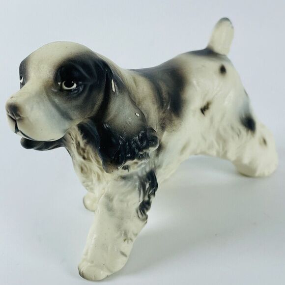 Other - English Springer Cocker Spaniel Dog Breed Figurine Japan Porcelain Ceramic VTG